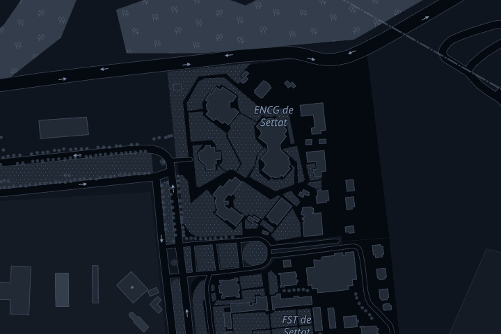 ENCG Settat on the map